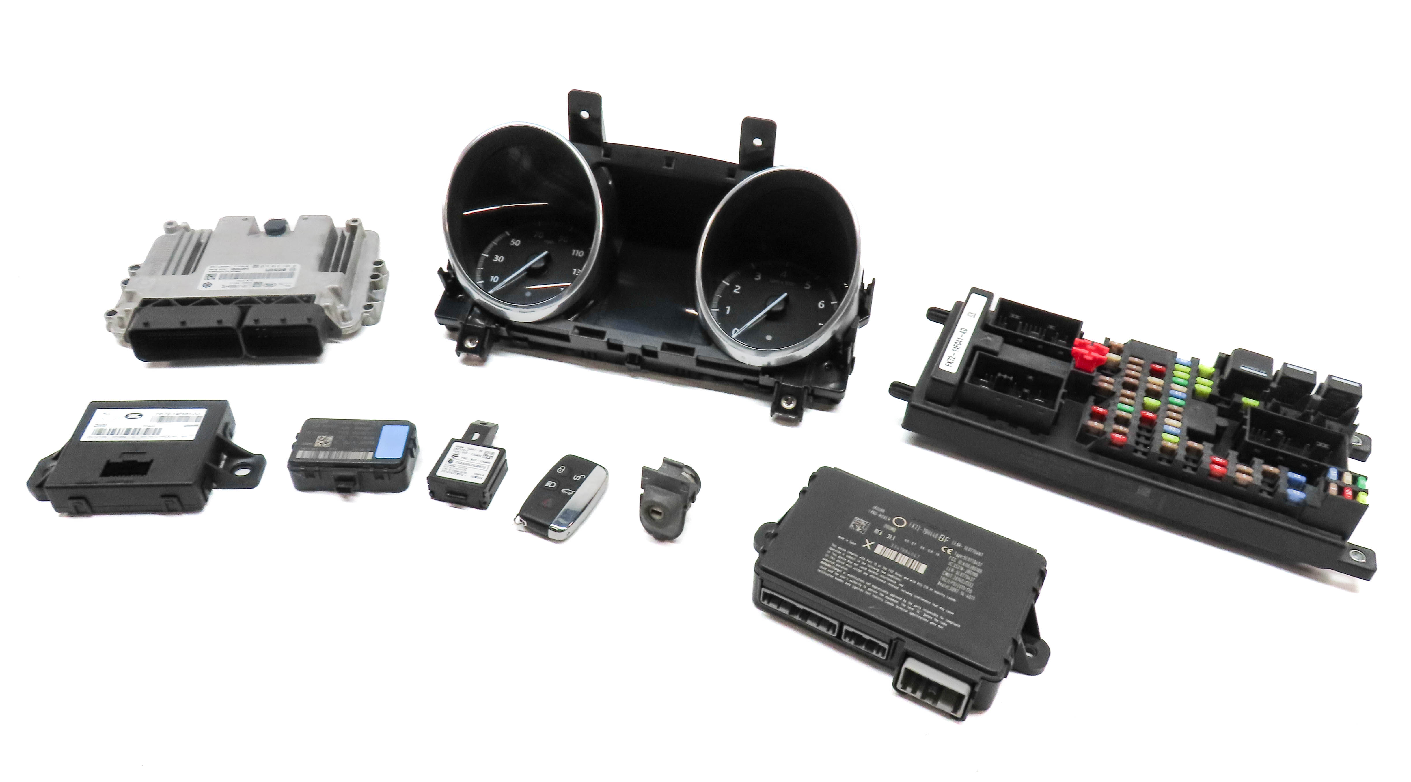 2017 LAND ROVER DISCOVERY SPORT (L550) 2.0L TURBO ENGINE ECM BCM MODULE KEY SET — exact item pictured